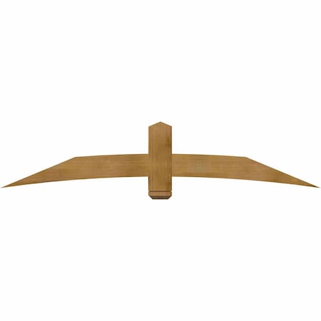 Ekena Millwork Bellingham Rough Sawn Timber Gable Bracket, Western Red Cedar, 84"W x 17"H x 6"D x 6"F, 5/12 Pitch GBW084X17X0606BEL00RWR